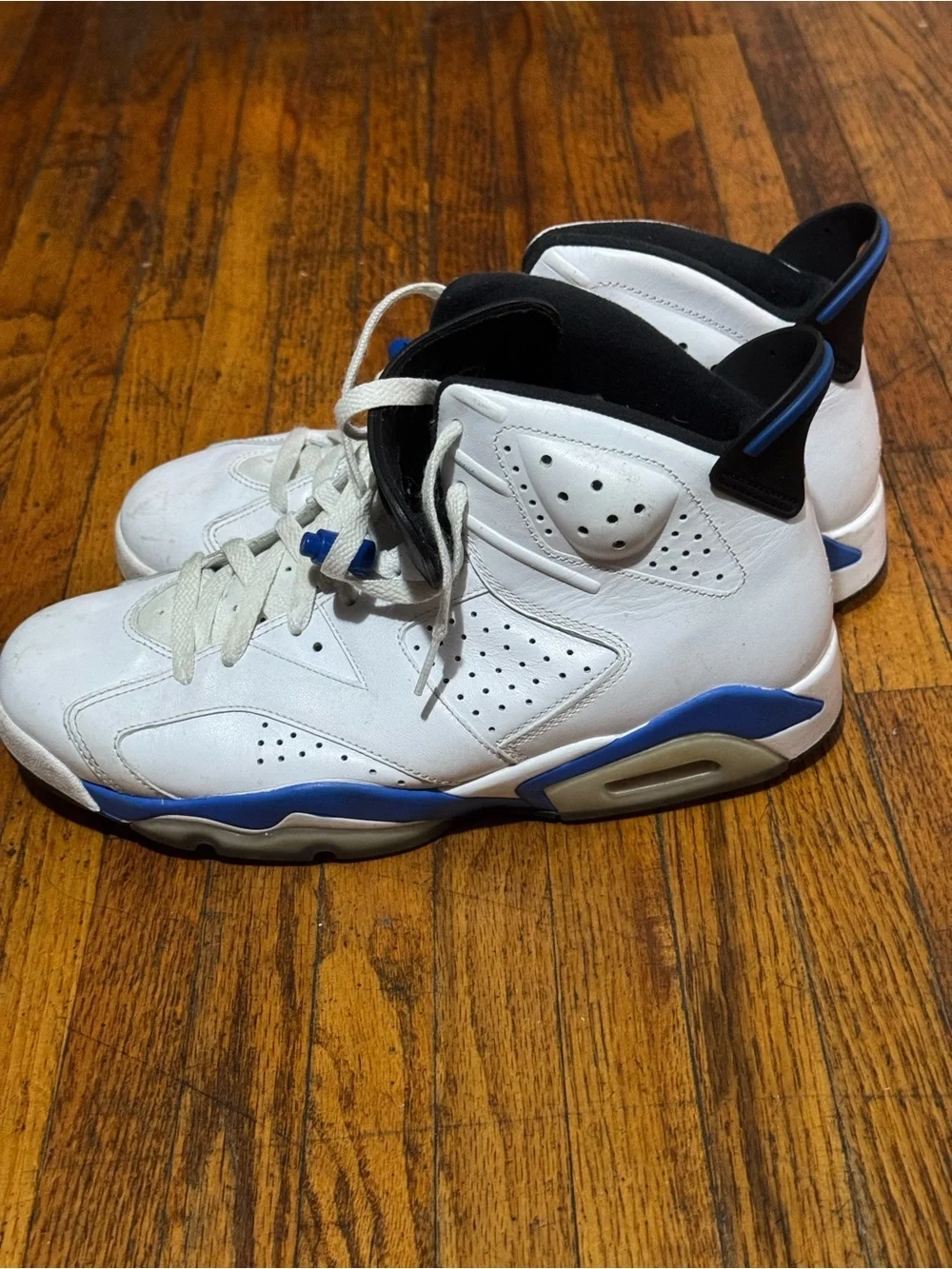 Nike Air Jordan Retro 6 2014 Sport blue Size 10. OG. 384664-107